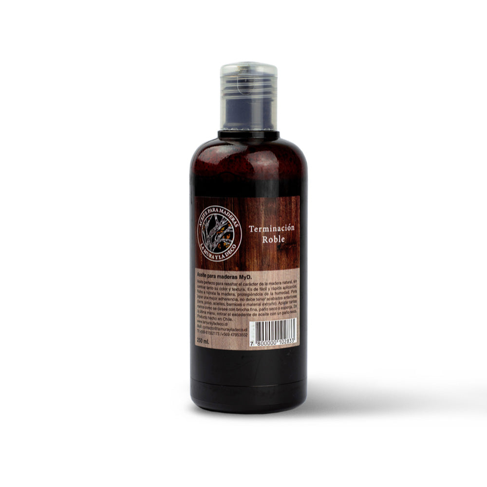 Aceite para madera terminación Roble 200 ML