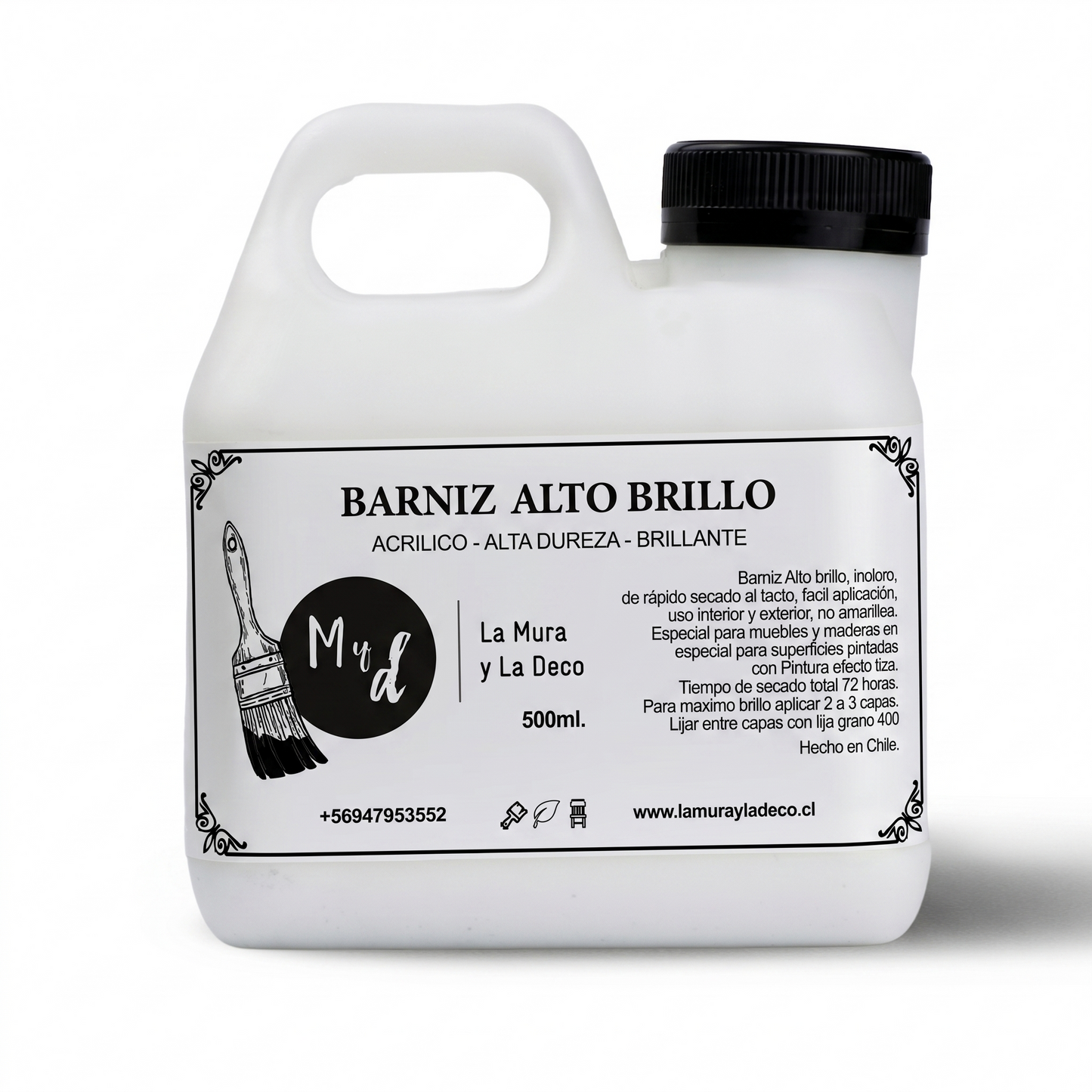 Barniz Alto Brillo 500 ml