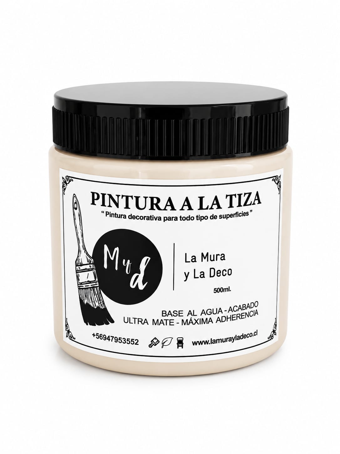 Pintura Efecto Tiza CAFE LATTE - 500 ml