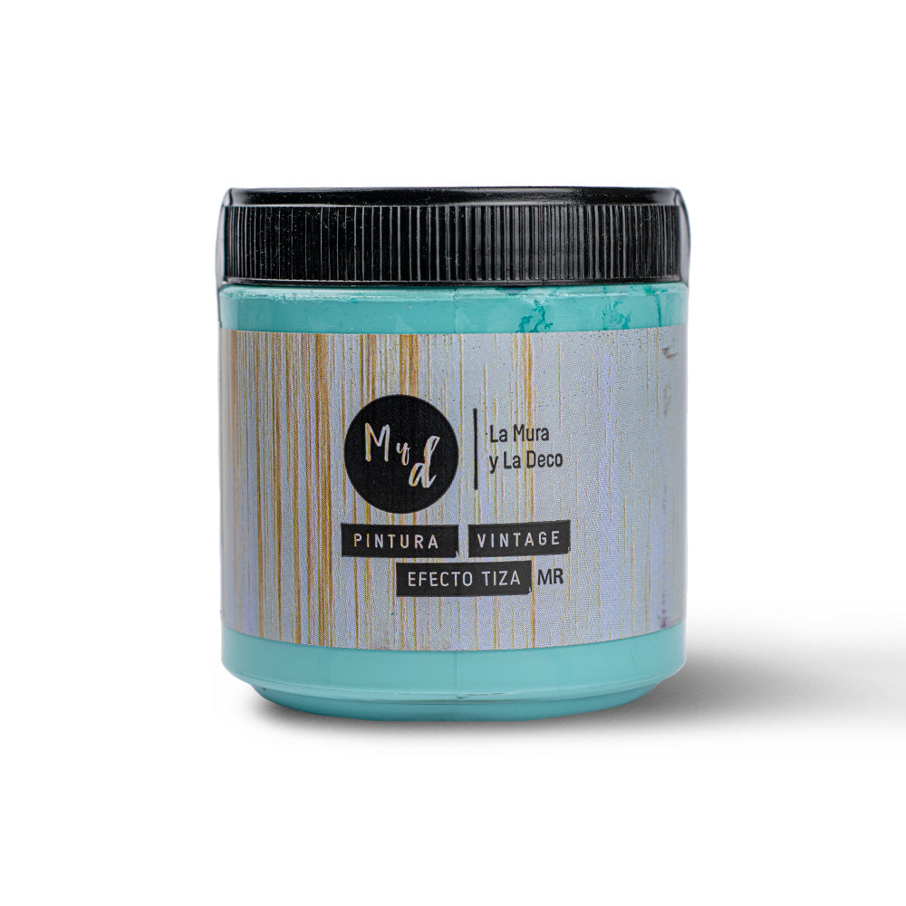 Pintura Vintage Celeste Intenso