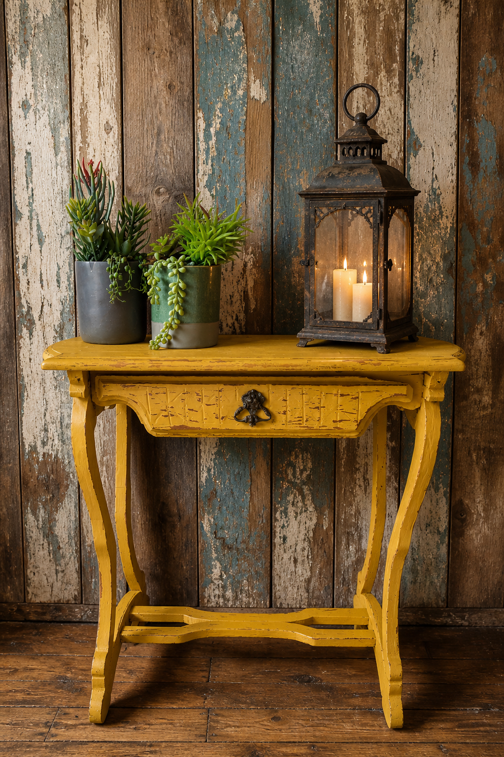 Pintura Efecto Tiza AMARILLO DIJON - 500 ml