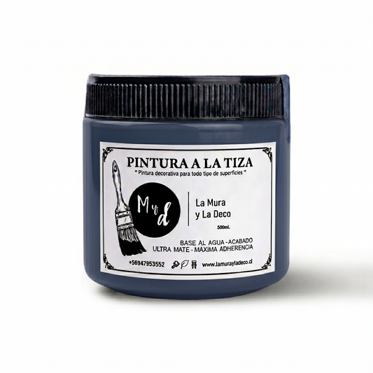 Pintura Efecto Tiza AZUL OSCURO  - 500 ml