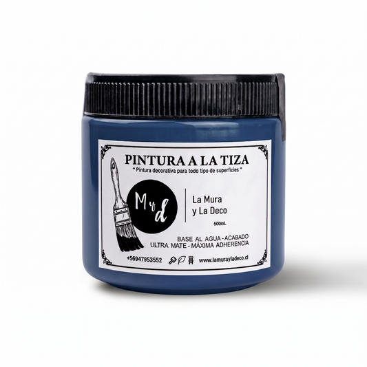 Pintura Efecto Tiza AZUL ULTRAMAR - 500 ml