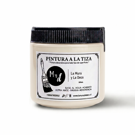 Pintura Efecto Tiza BLANCO HUESO - 500 ml