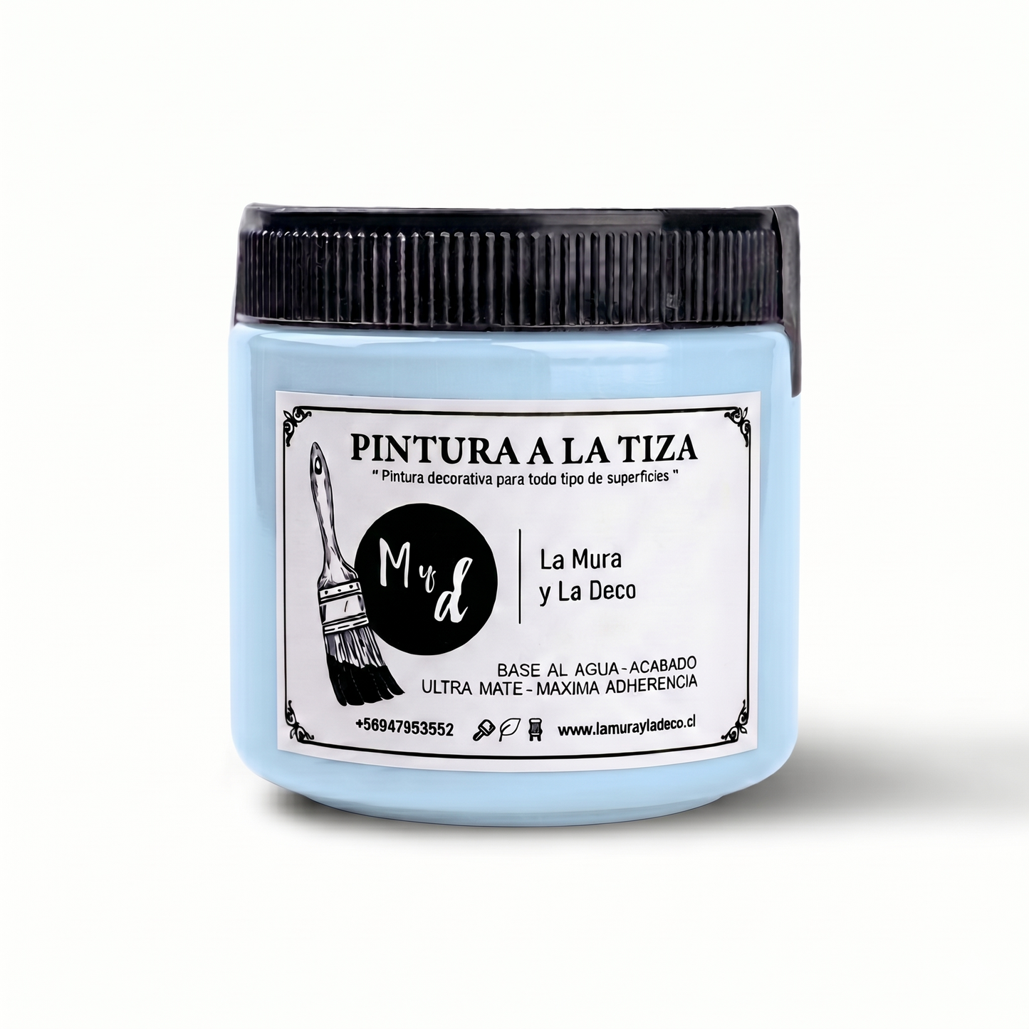 Pintura Efecto Tiza CELESTE PIEDRA - 200 ml