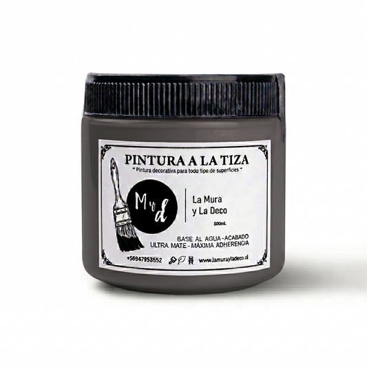 Pintura Efecto Tiza NEGRO GRAFITO - 500 ml