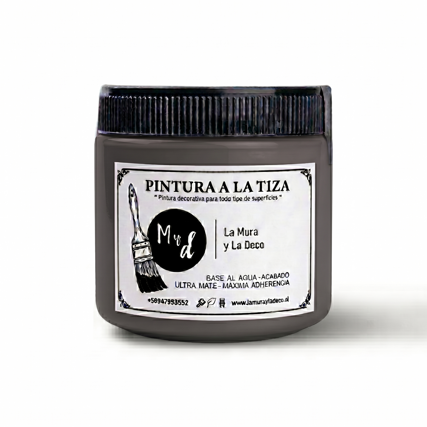 Pintura Efecto Tiza NEGRO GRAFITO - 200 ml