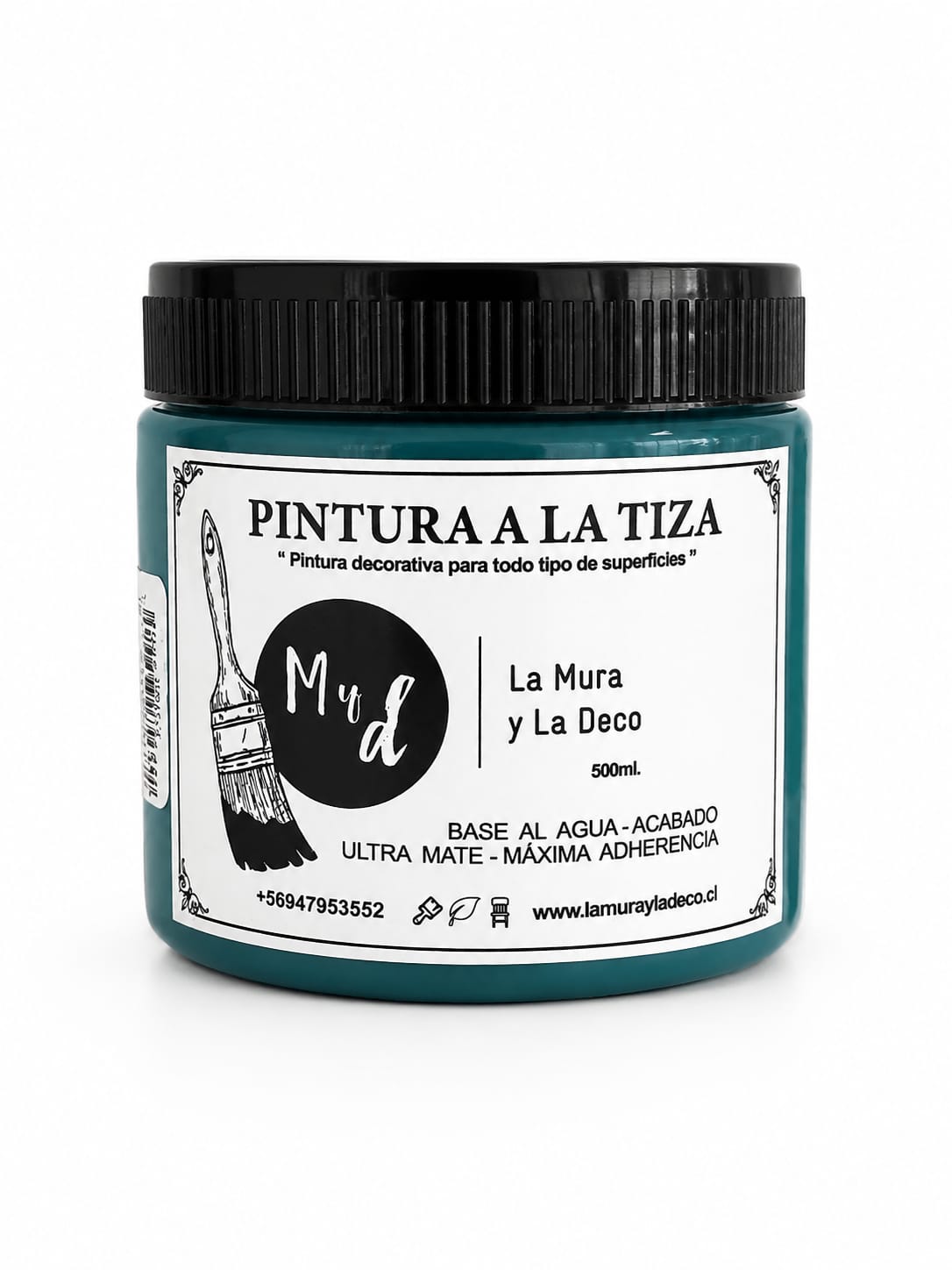 Pintura Efecto Tiza TURQUESA ESMERALDA - 200 ml