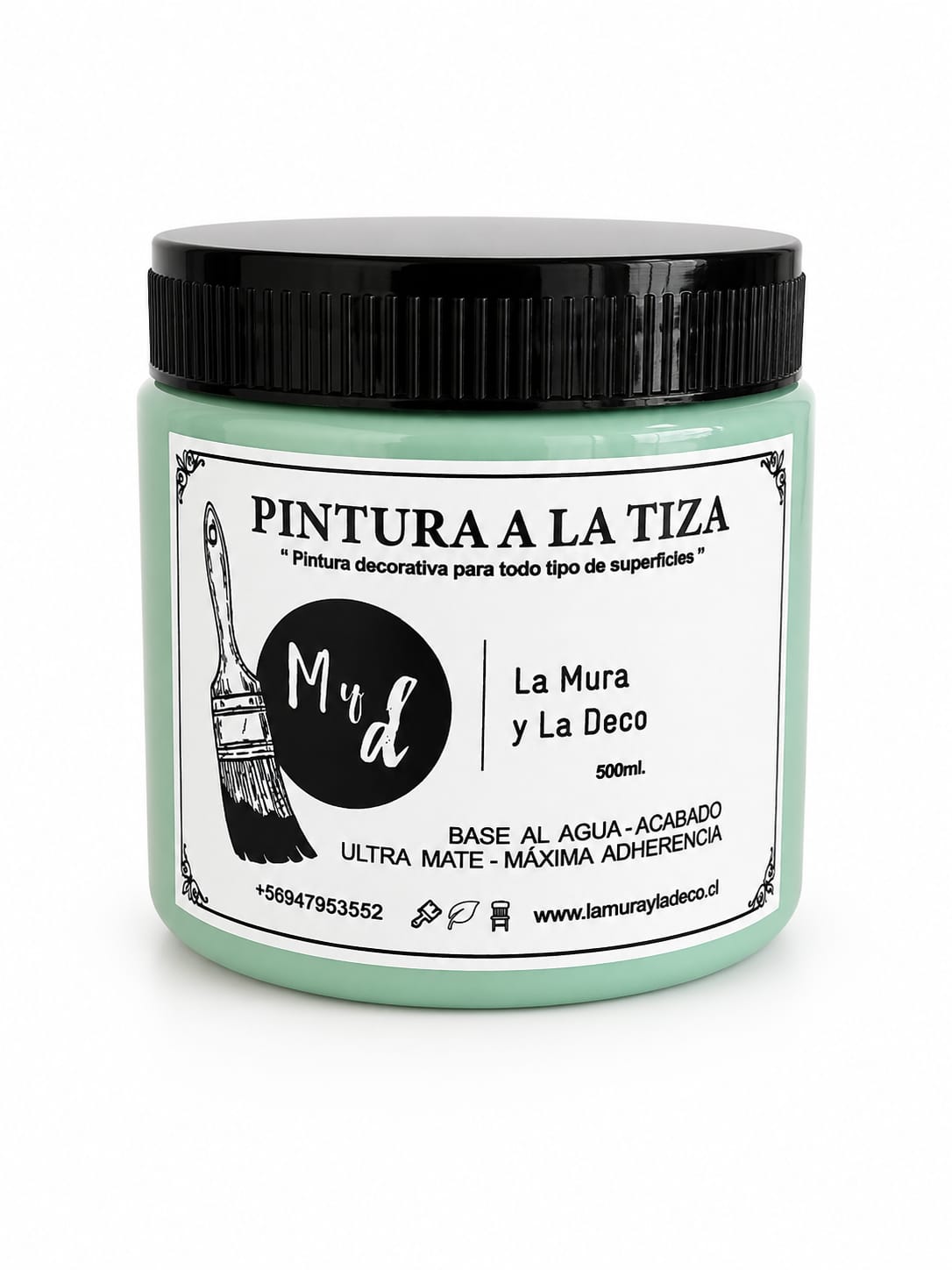 Pintura Efecto Tiza TURQUESA SAONA - 200 ml