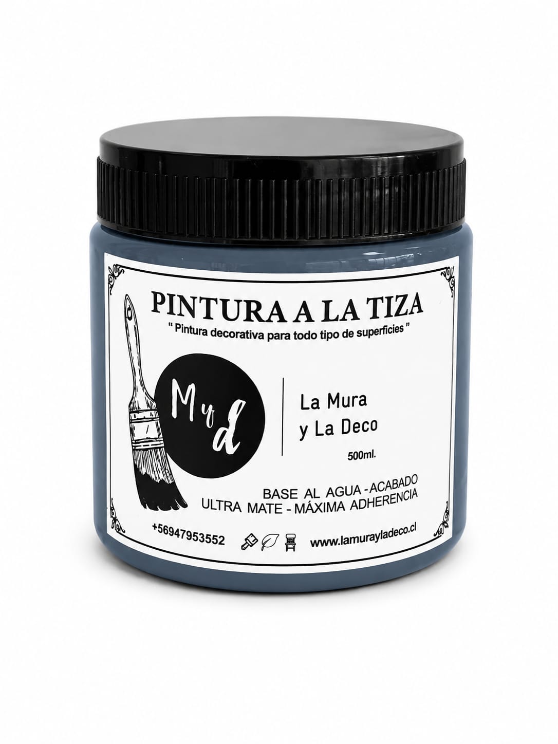 Pintura Efecto Tiza AZUL ULTRAMAR - 500 ml