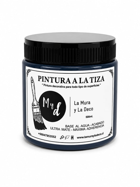 Pintura Efecto Tiza AZUL OSCURO  - 500 ml