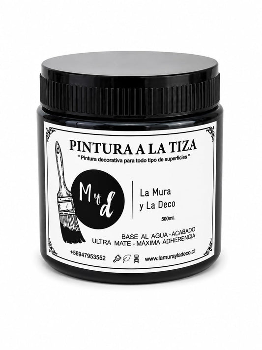 Pintura Efecto Tiza NEGRO PURO - 200 ml
