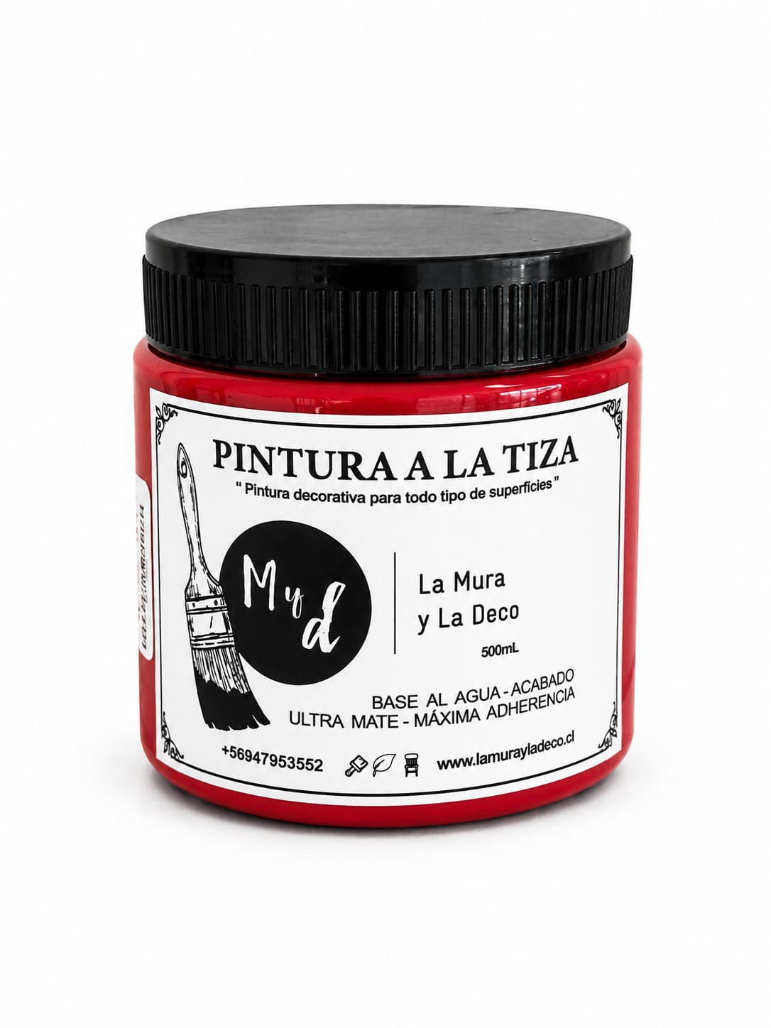 Pintura Efecto Tiza ROJO ITALIANO - 200 ml
