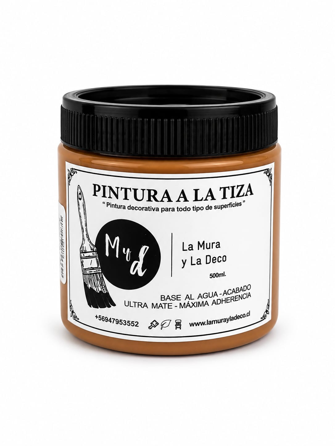 Pintura Efecto Tiza CAFE CARAMEL - 500 ml
