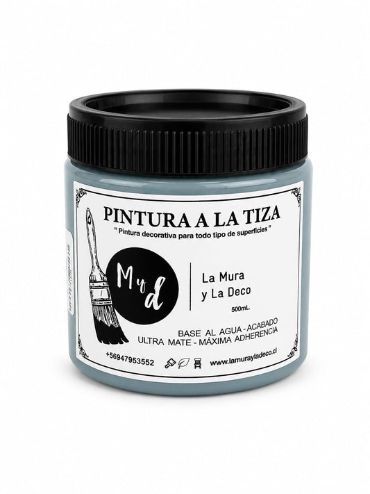 Pintura Efecto Tiza AZUL MONTAÑA  - 500 ml