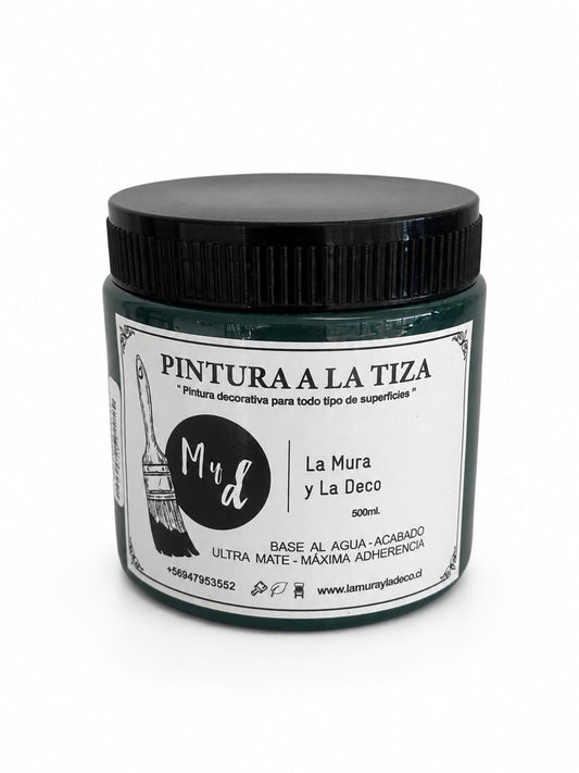 Pintura Efecto Tiza VERDE OSCURO - 200 ml