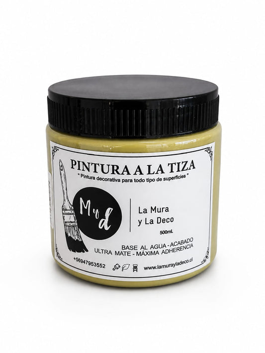 Pintura Efecto Tiza VERDE OLIVA - 200 ml