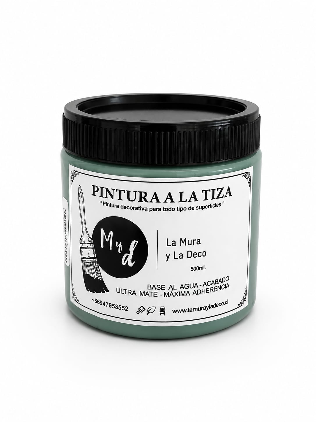 Pintura Efecto Tiza VERDE MALAQUITA - 200 ml
