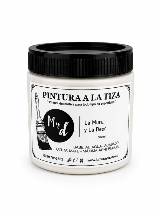 Pintura Efecto Tiza BLANCO HUESO - 500 ml