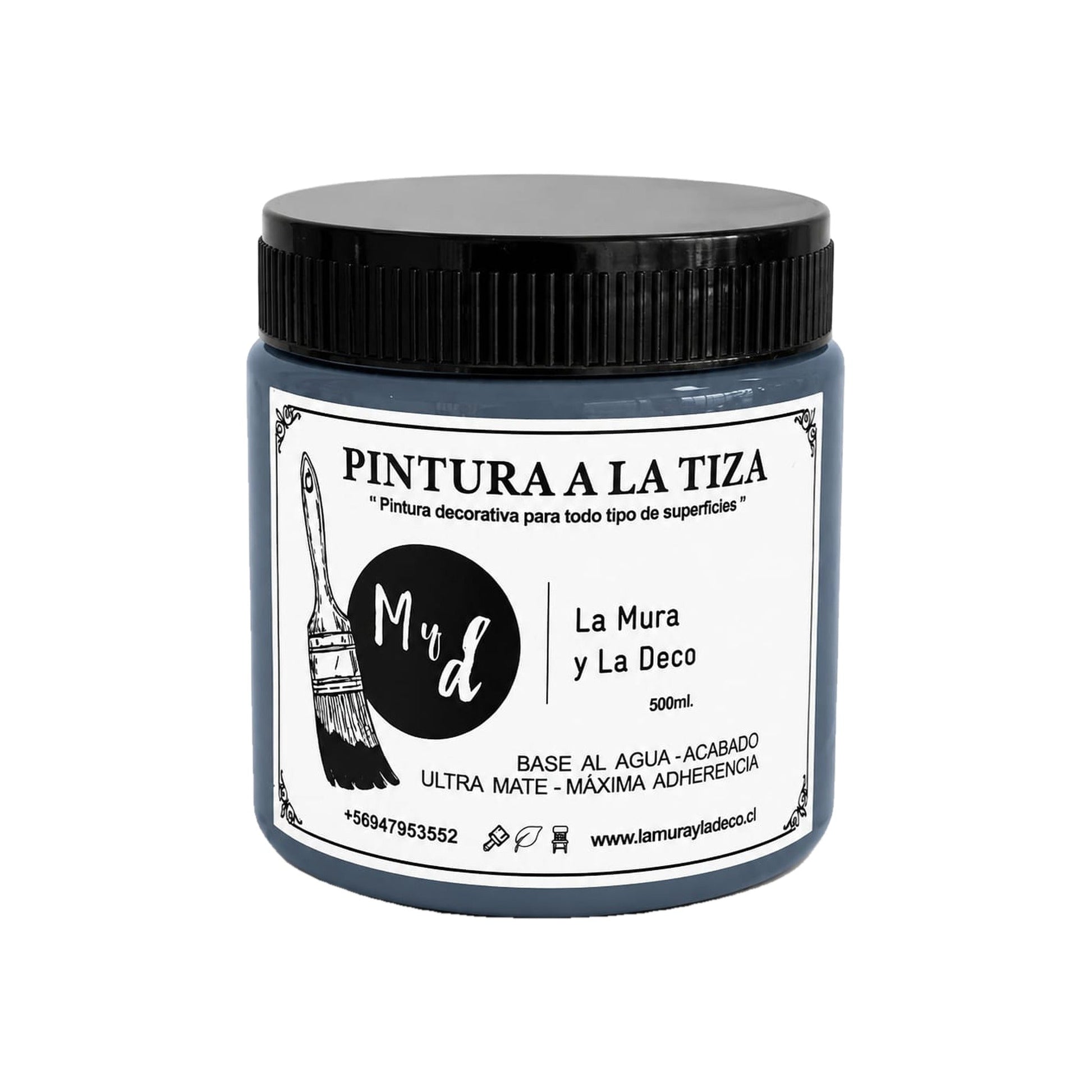 Pintura Efecto Tiza Azul Ultramar 500 ml - La Mura y La Deco