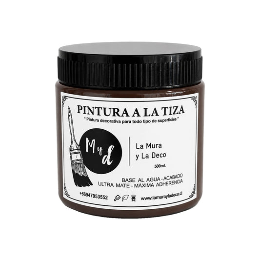 Pintura Efecto Tiza Cafe De Grano 200 ml - La Mura y La Deco