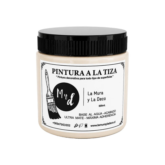 Pintura Efecto Tiza Cafe Latte 500 ml - La Mura y La Deco