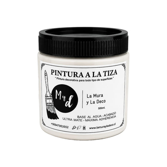 Pintura Efecto Tiza Greige 500 ml - La Mura y La Deco