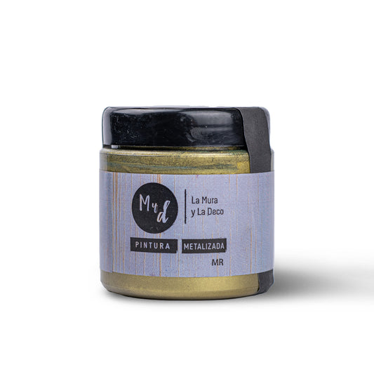 Pintura Vintage Metalizada Oro