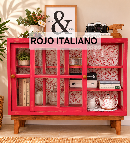 Pintura Efecto Tiza ROJO ITALIANO - 200 ml