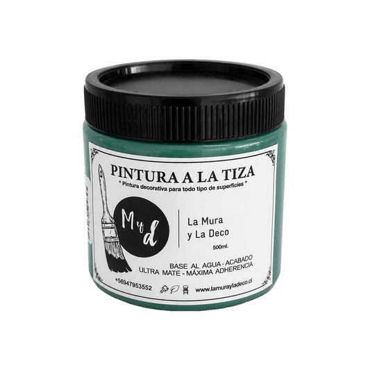 Pintura Efecto Tiza Verde Jade 200 ml - La Mura y La Deco