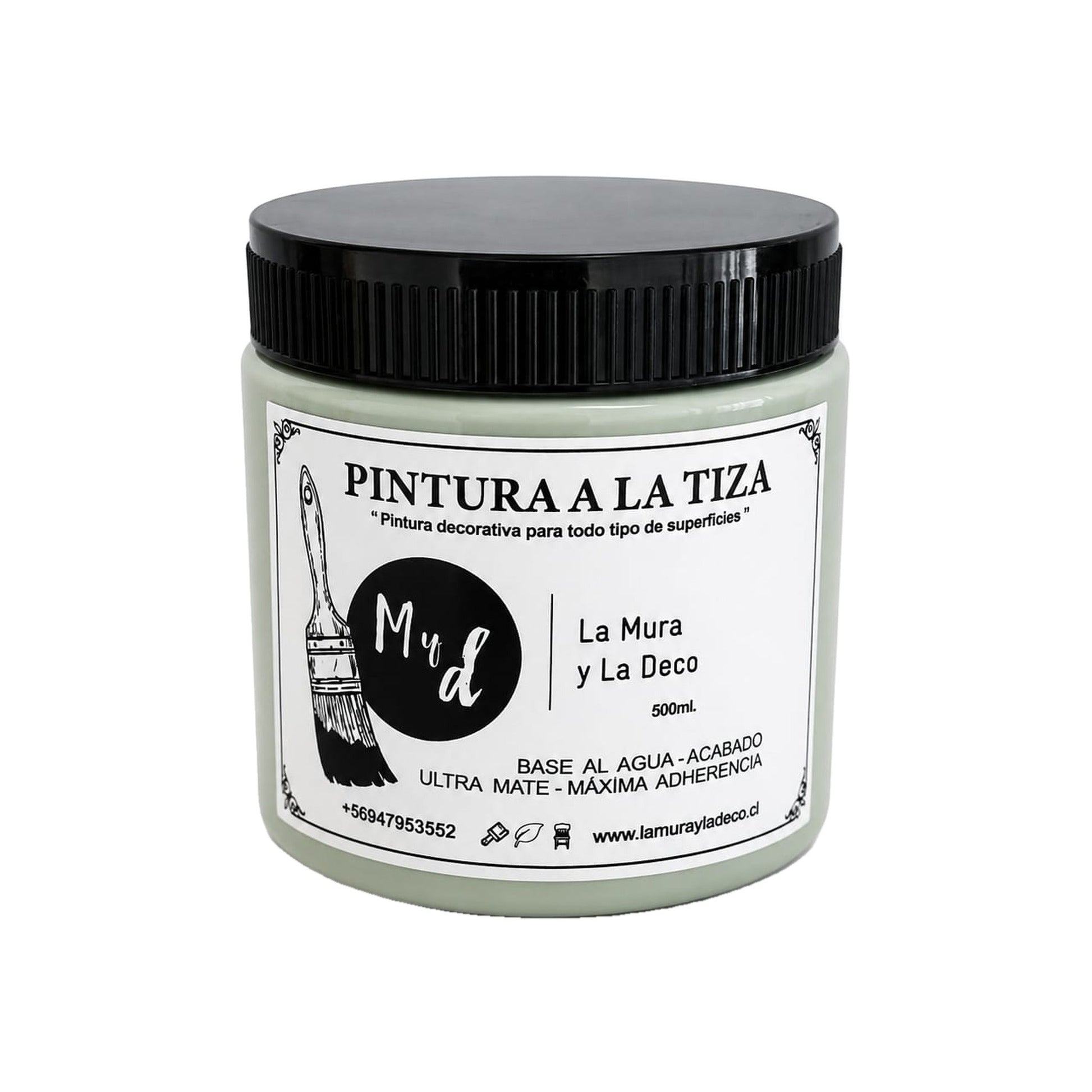 Pintura Efecto Tiza Verde Jojoba 200 ml - La Mura y La Deco